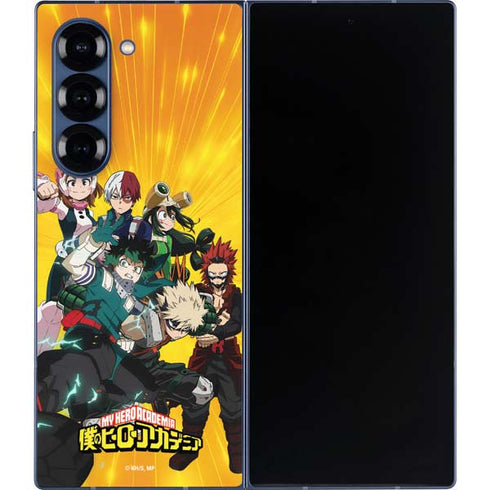 My Hero Academia Deku and Baku Team Season 6 Galaxy Z Fold6 Skin