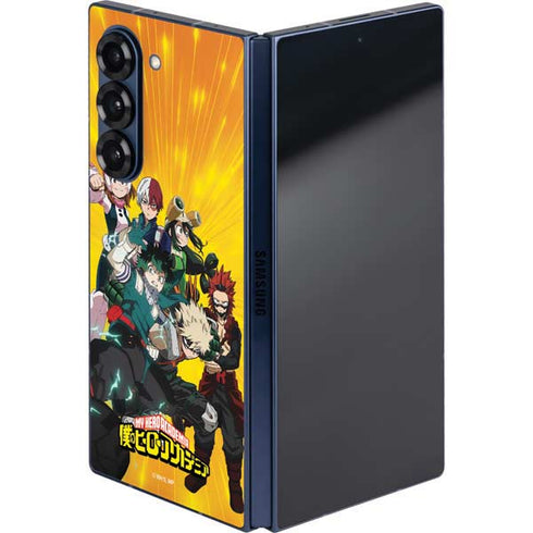 My Hero Academia Deku and Baku Team Season 6 Galaxy Z Fold6 Skin