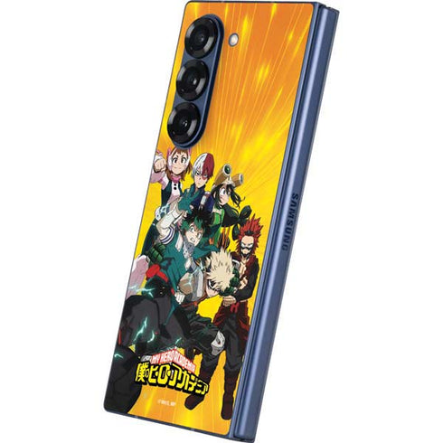 My Hero Academia Deku and Baku Team Season 6 Galaxy Z Fold6 Skin
