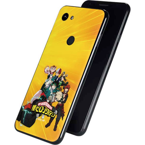 My Hero Academia Deku and Baku Team Season 6 Google Pixel 3a Skin