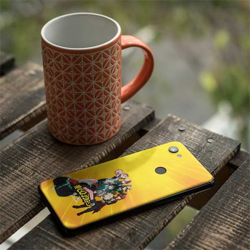 My Hero Academia Deku and Baku Team Season 6 Google Pixel 3a Skin