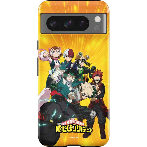 My Hero Academia Deku and Baku Team Season 6 Pixel Cases
