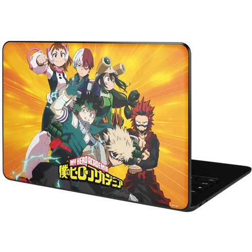 My Hero Academia Deku and Baku Team Season 6 Google Pixelbook Go Skin