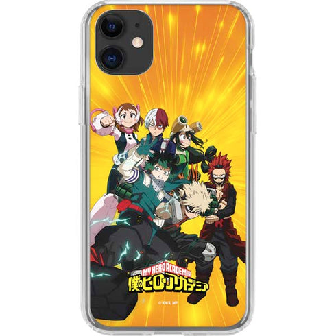 My Hero Academia Deku and Baku Team Season 6 iPhone 11 Clear Case