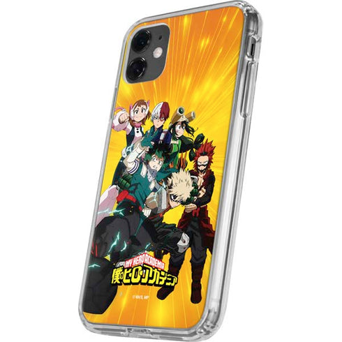 My Hero Academia Deku and Baku Team Season 6 iPhone 11 Clear Case