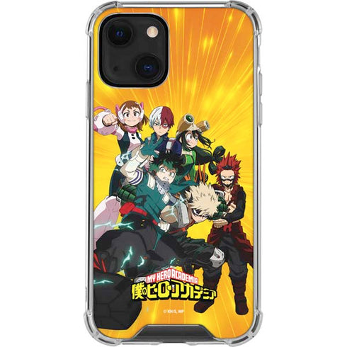 My Hero Academia Deku and Baku Team Season 6 iPhone 13 Clear Case