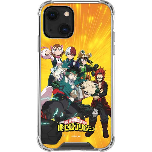 My Hero Academia Deku and Baku Team Season 6 iPhone 13 Mini Clear Case