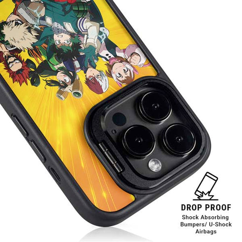 My Hero Academia Deku and Baku Team Season 6 iPhone 13 Pro Kickstand Case