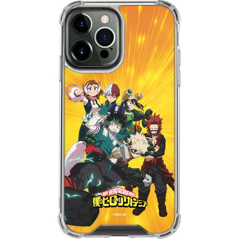 My Hero Academia Deku and Baku Team Season 6 iPhone 13 Pro Max Clear Case