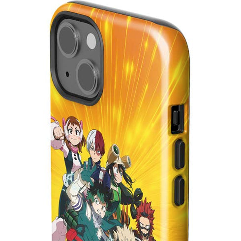My Hero Academia Deku and Baku Team Season 6 iPhone 14 Plus Impact Case