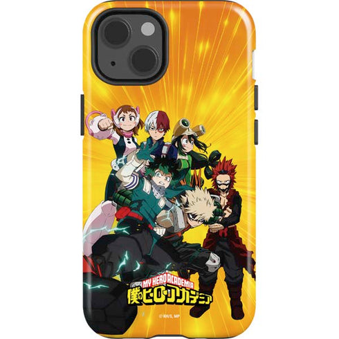 My Hero Academia Deku and Baku Team Season 6 iPhone 15 Plus Impact Case