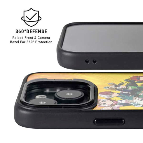 My Hero Academia Deku and Baku Team Season 6 iPhone 15 Plus Kickstand Case