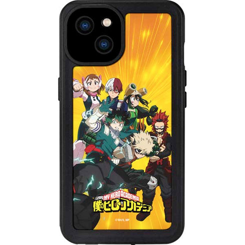 My Hero Academia Deku and Baku Team Season 6 iPhone 15 Plus Waterproof Case