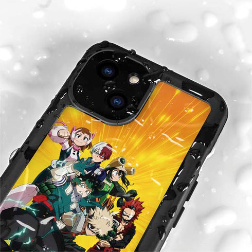 My Hero Academia Deku and Baku Team Season 6 iPhone 15 Plus Waterproof Case