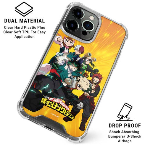 My Hero Academia Deku and Baku Team Season 6 iPhone 15 Pro Max Clear Case
