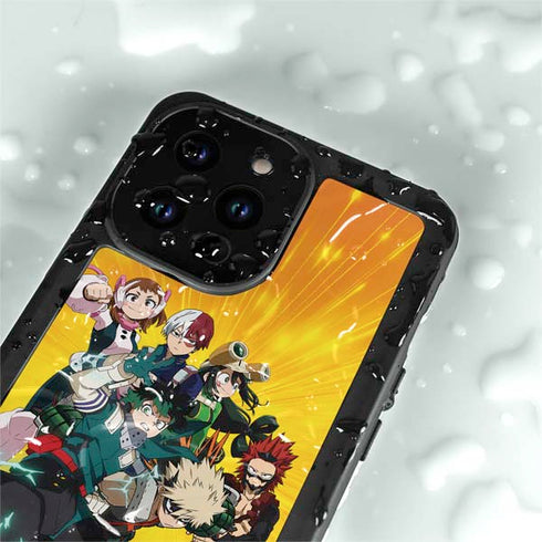 My Hero Academia Deku and Baku Team Season 6 iPhone 15 Pro Waterproof Case