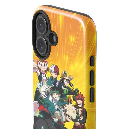 My Hero Academia Deku and Baku Team Season 6 iPhone 16 Plus Impact Case