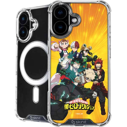 My Hero Academia Deku and Baku Team Season 6 iPhone 16 Plus MagSafe Case