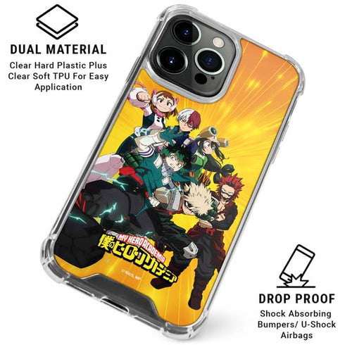 My Hero Academia Deku and Baku Team Season 6 iPhone 16 Pro Max Clear Case