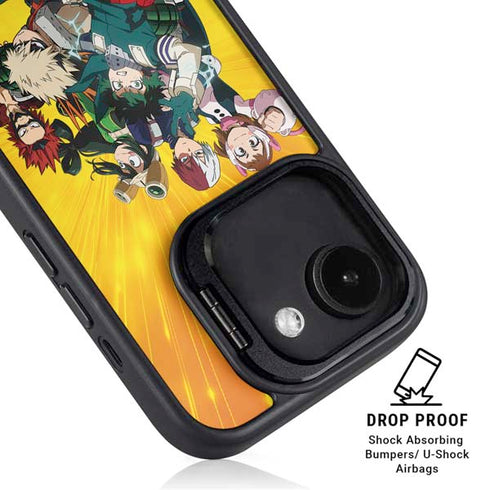My Hero Academia Deku and Baku Team Season 6 iPhone 16e Kickstand Case
