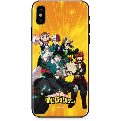 My Hero Academia Deku and Baku Team Season 6 iPhone XS Max Skin