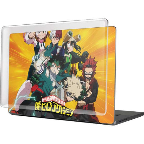 My Hero Academia Deku and Baku Team Season 6 MacBook Pro 16in (2021-25) Case plus Skin