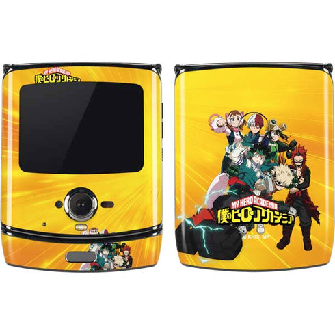My Hero Academia Deku and Baku Team Season 6 Motorola RAZR Skin