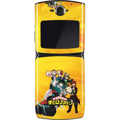 My Hero Academia Deku and Baku Team Season 6 Motorola RAZR Skin