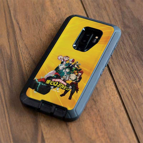 My Hero Academia Deku and Baku Team Season 6 Otterbox Defender Galaxy Skin