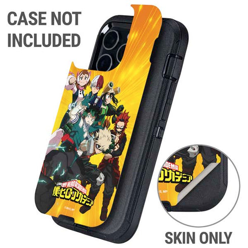 My Hero Academia Deku and Baku Team Season 6 Otterbox Defender iPhone Skin