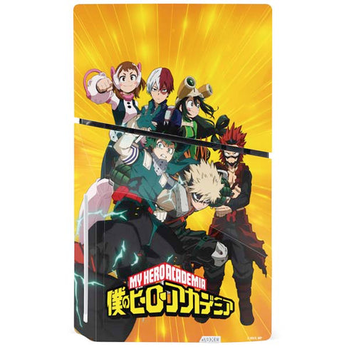 My Hero Academia Deku and Baku Team Season 6 PS5 Slim Disk Bundle Skin