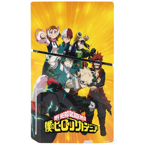 My Hero Academia Deku and Baku Team Season 6 PS5 Slim Disk Console Skin