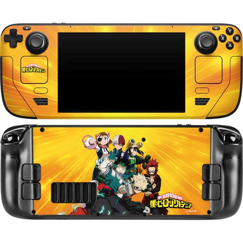 My Hero Academia Deku and Baku Team Season 6 Steam Deck Handheld Gaming Computer OLED Skin
