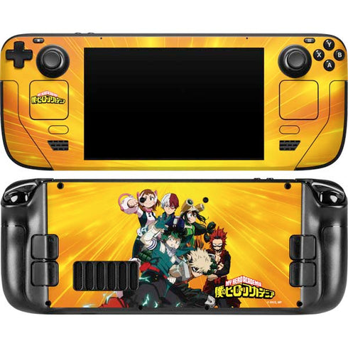 My Hero Academia Deku and Baku Team Season 6 Steam Deck Handheld Gaming Computer Skin