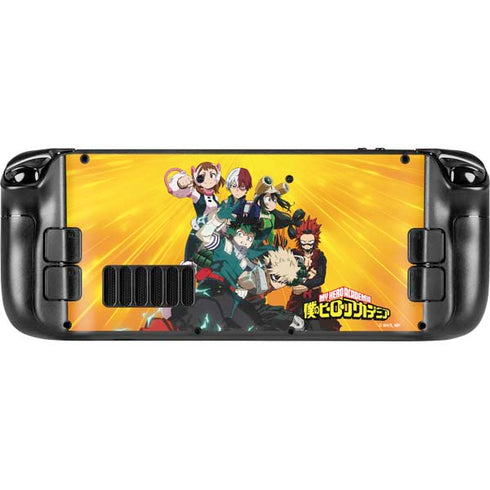 My Hero Academia Deku and Baku Team Season 6 Steam Deck Handheld Gaming Computer Skin