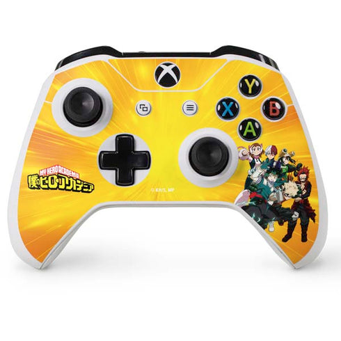 My Hero Academia Deku and Baku Team Season 6 Xbox One S Console and Controller Bundle Skin