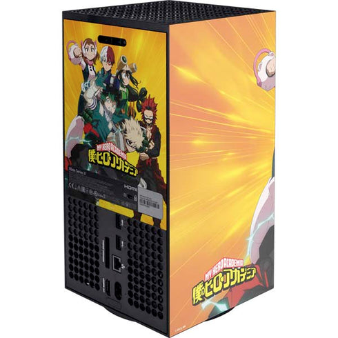 My Hero Academia Deku and Baku Team Season 6 Xbox Series X Console Skin