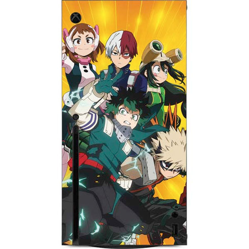 My Hero Academia Deku and Baku Team Season 6 Xbox Series X Console Skin
