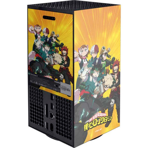 My Hero Academia Deku and Baku Team Season 6 XBox Series X Digital Edition Console Skin