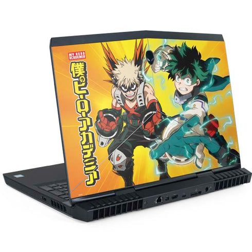My Hero Academia Deku and Bakugo Season 5 Dell Alienware Skin