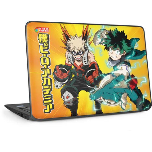 My Hero Academia Deku and Bakugo Season 5 HP Chromebook Skin