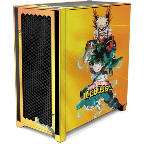My Hero Academia Deku and Bakugo Season 5 Corsair 4000D Tempered Glass Mid-Tower ATX Case Skin