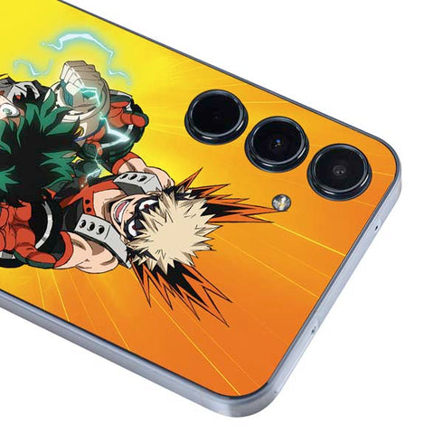 My Hero Academia Deku and Bakugo Season 5 Galaxy A35 5G Skin
