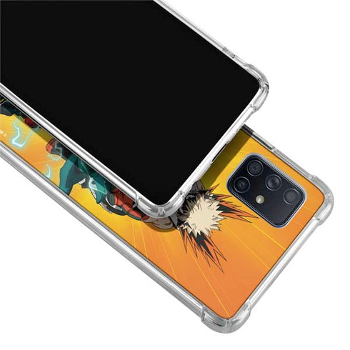 My Hero Academia Deku and Bakugo Season 5 Galaxy A51 5G Clear Case