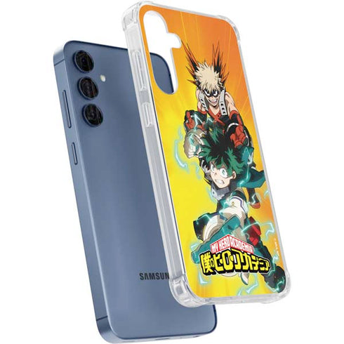 My Hero Academia Deku and Bakugo Season 5 Galaxy A55 5G Clear Case