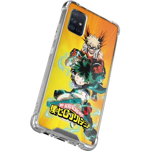 My Hero Academia Deku and Bakugo Season 5 Galaxy A71 5G Clear Case