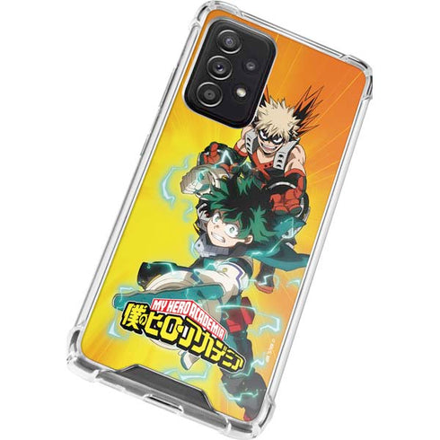 My Hero Academia Deku and Bakugo Season 5 Galaxy A72 5G Clear Case