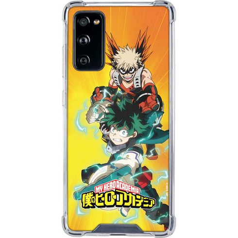 My Hero Academia Deku and Bakugo Season 5 Galaxy S20 FE Clear Case
