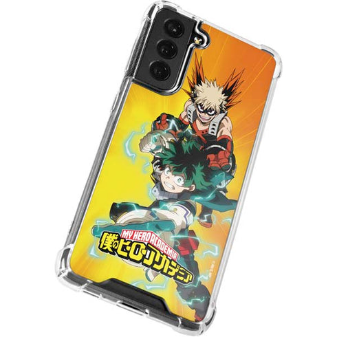 My Hero Academia Deku and Bakugo Season 5 Galaxy S21 FE Clear Case