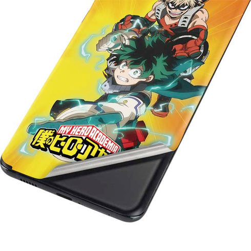 My Hero Academia Deku and Bakugo Season 5 Galaxy S21 Plus 5G Skin